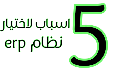 5 أسباب لاختيار نظام erp خاص بالشركة او المؤسسة